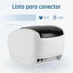 iggual Impresora térmica TP EASY 80W USB+RJ11 blan