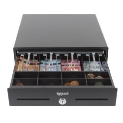 iggual Cajón Portamonedas IRON-XS 33cm 4+8 negro