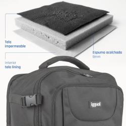 iggual Mochila portátil 15.6"-17" Voyage Pro Tech
