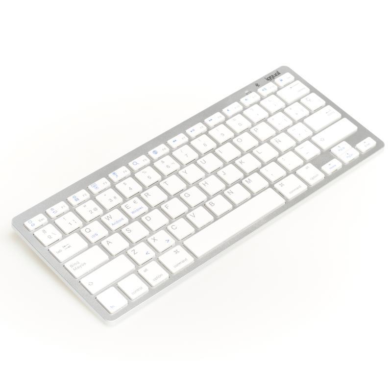 iggual Teclado Bluetooth Slim TKL-BT plata 2 canal