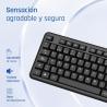 iggual Teclado USB estándar CK-OFFICE-105T negro