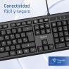 iggual Teclado USB estándar CK-OFFICE-105T negro