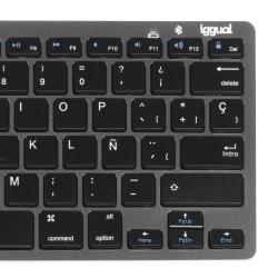 iggual Teclado Bluetooth Slim TKL-BT negro 2 canal