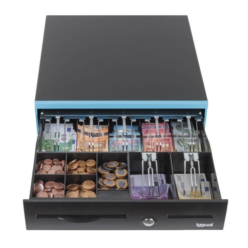 iggual Cajón Portamonedas IRON-30B 42cm 5+7/7+5