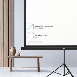 iggual Pantalla 84" 176x134 cm con trípode+bolsa