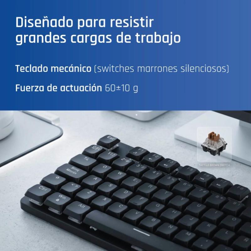 iggual Teclado USB mecánico CK-MECHA-105T negro