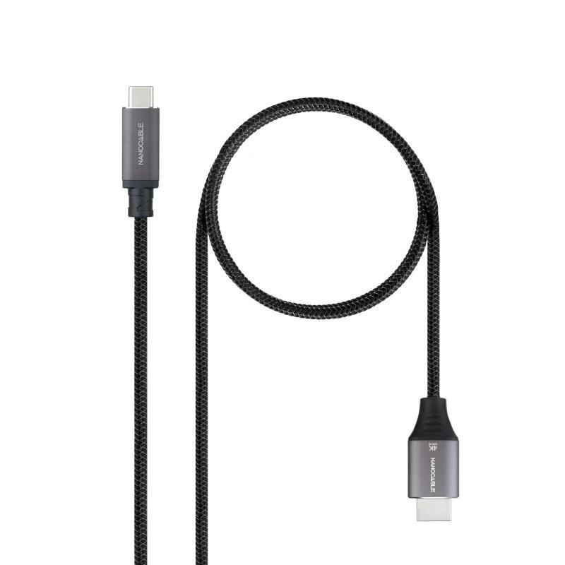 Nanocable Cable USB-C/M -HDMI/M 2.0 4K 60Hz 1.8M