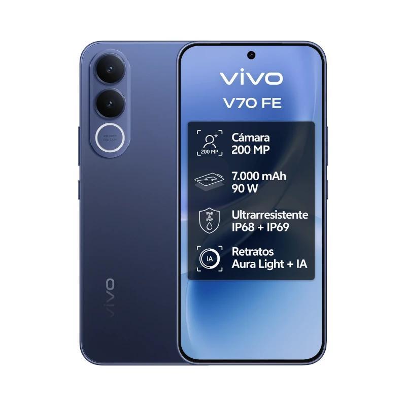 VIVO V70 FE 8Gb 256Gb Bundle Ch90w+ Buds3 Blue