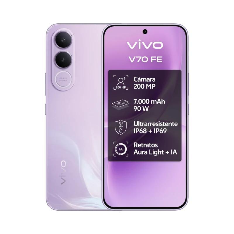 VIVO V70 FE 8Gb 256Gb Bundle Ch90w+ Buds3 Purple