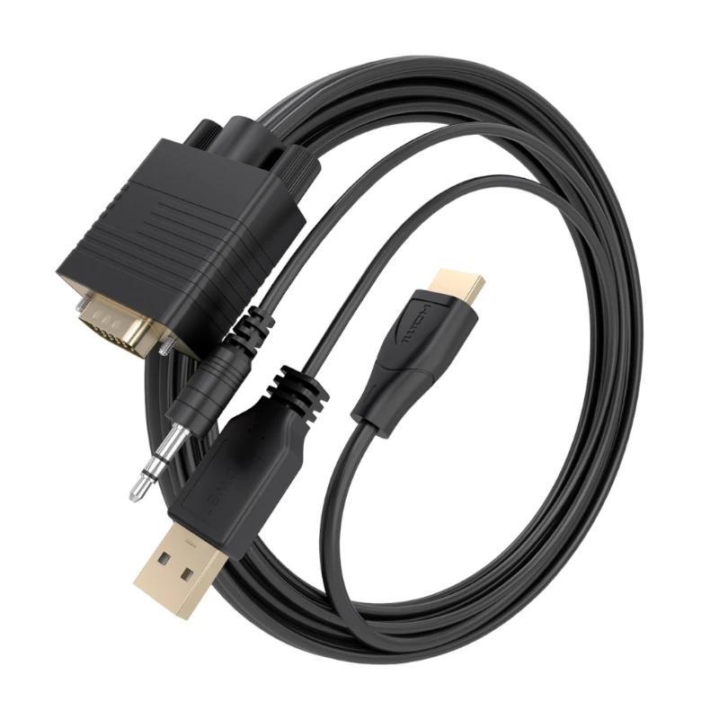 Aisens Cable Conversor SVGA y Audio a HDMI 1m