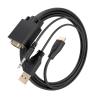Aisens Cable Conversor SVGA y Audio a HDMI 1m