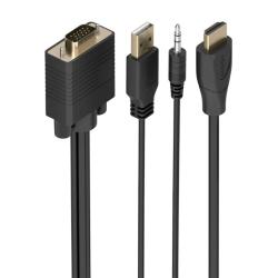 Aisens Cable Conversor SVGA y Audio a HDMI 1.5m