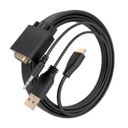 Aisens Cable Conversor SVGA y Audio a HDMI 2m