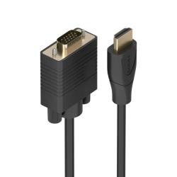Aisens Cable Conversor HDMI/M a SVGA/M Negro 1.5m