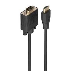 Aisens Cable Conversor HDMI/M a SVGA/M Negro 2m