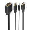 Aisens Cable Conversor HDMI a SVGA y Audio 2m