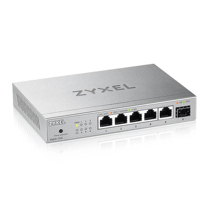 Zyxel XMG-105 Switch 5x2,5mGb 1xSFP+ Desktop