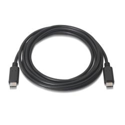 Aisens  Cable USB 2.0 3A C/M-C/M Negro 2.0M