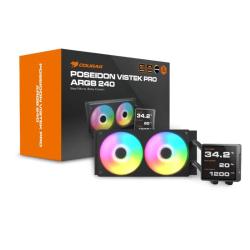 Cougar Ref. Liq Poseidon Vistek Pro ARGB 240 Black