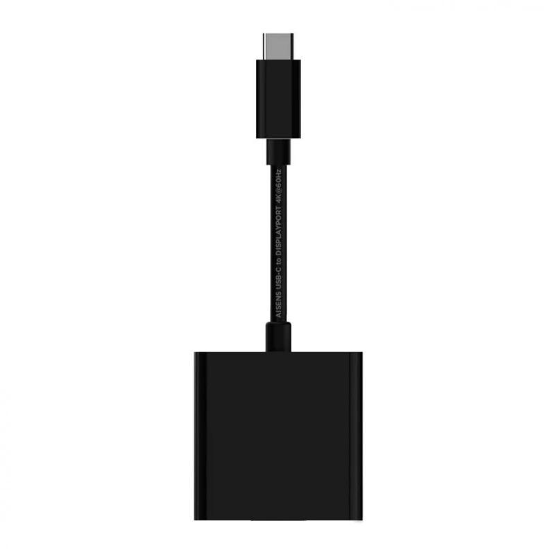 Aisens Conversor USB-C/M a DP/H  4K Negro 15Cm