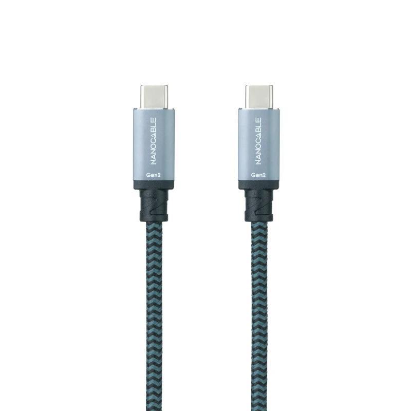 Nanocable Cable USB 3.1GEN2 5A USB-C-M-USB-C-M 3M