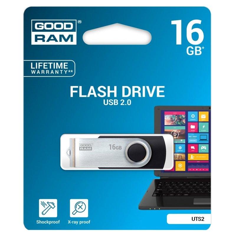 Goodram UTS2 Lápiz USB 16GB USB2.0 Negro