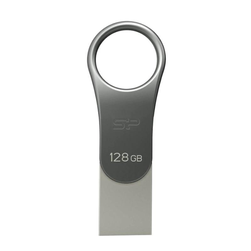 SP Lapiz USB C80 USB-C 3.2 128GB Dual Metalico