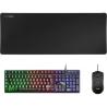 Mars Gaming Combo MCPX GAMING 3IN1 RGB Negro