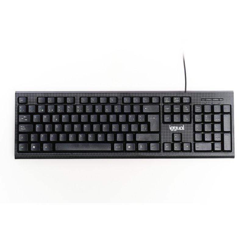 iggual Teclado estándar CK-BUSINESS-105T negro