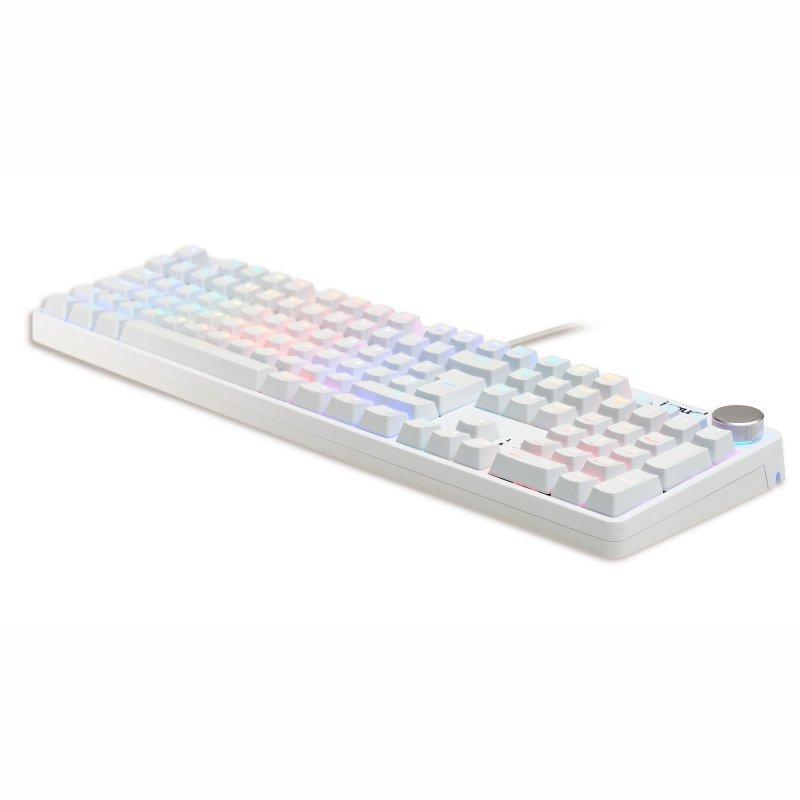 iggual Teclado gaming mecánico PEARL RGB blanco