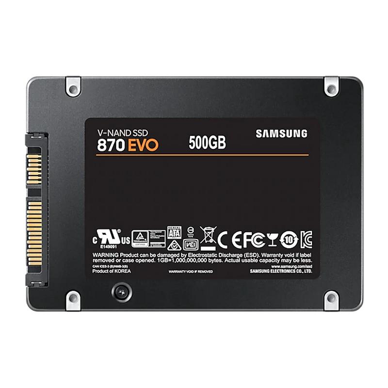 Samsung 870 Evo SSD 500GB 2.5" SATA3 Samsung 870 Evo SSD 500GB 2.5" SATA3