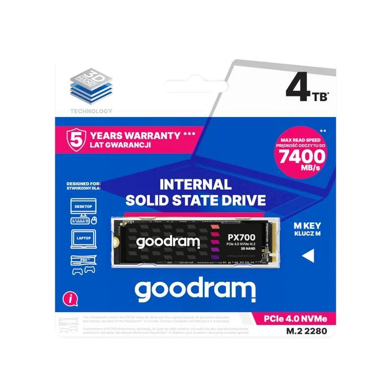 Goodram PX700 SSD 4TB PCIe NVMe Gen 4 X4